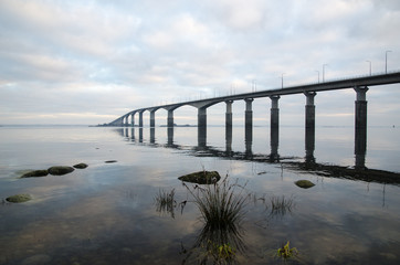 Bridge with water reflections © olandsfokus
