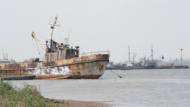 Rusty ships
