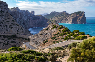 Anfahrt zum Cap Formentor, Mallorca