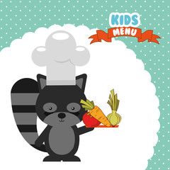 kids menu design