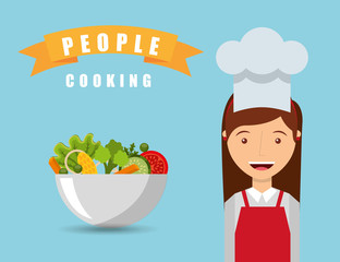 people cooking design