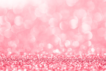 Pink glitter for abstract background