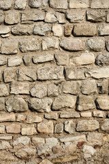 Stone Rock Wall / Texture of old rock wall for background