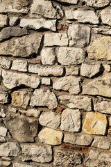 Stone Rock Wall / Texture of old rock wall for background