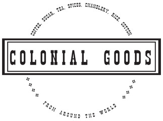 Colonial goods from around the world