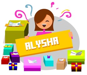 Celebration gift for Alysha