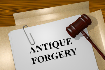 Antique Forgery concept