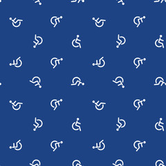 Disabled seamless pattern