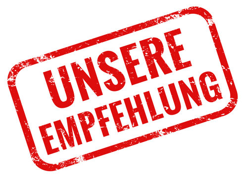 Unsere Empfehlung Stempel rot