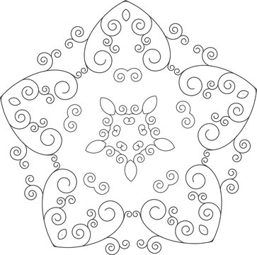 mandalas,fond abstrait