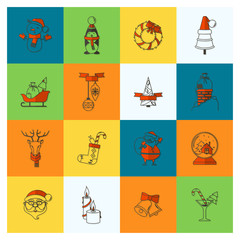 Christmas and Winter Icons Collection