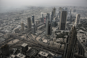 Fototapeta na wymiar Dubai viewed from Burj Khalifa