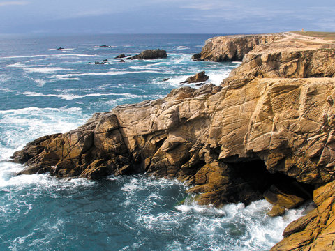 France. Brittany. Cote Sauvage. Quiberon..�david Martyn Hughes