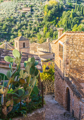 Berg Dorf Idyllisch Mediterran
