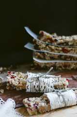 Healthy snack - granola bar