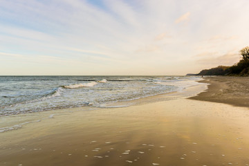 Steilküste in Ückeritz auf Insel Usedom