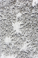 Beautiful crystals of salt lake Elton.