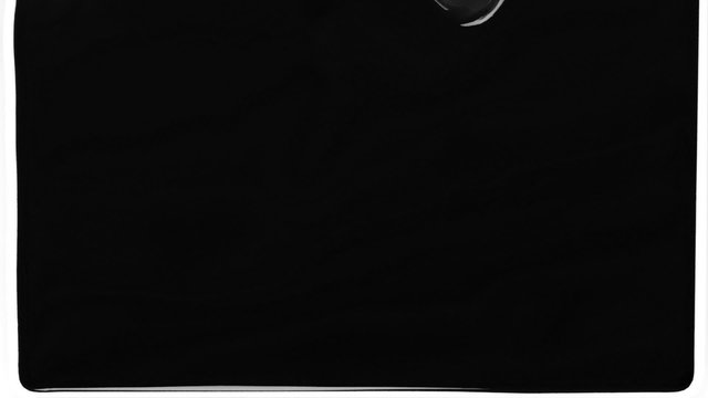 black paint fills up screen, slow motion, isolated on white with alpha cannel