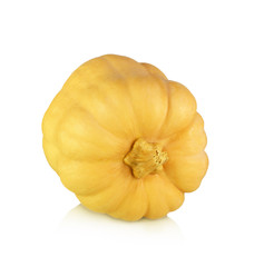 the fruit of pumpkin on a white surface