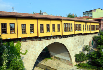 Fototapeta na wymiar Irgandi Bridge in Bursa,Turkey 