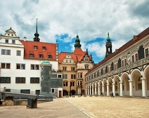 Fototapeta na wymiar Stallhof in Dresden, Germany