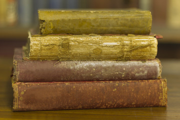 ancient book, very old book, close up