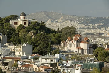 Foto op Canvas Greek National Observatory and Saint Marina Church, Athens © Georgios Alexandris