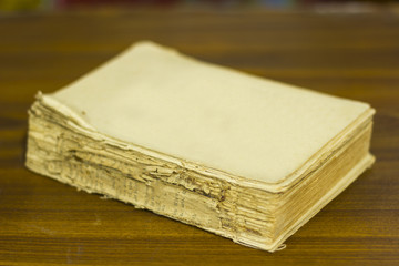 ancient book, very old book, close up, blurred