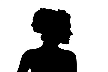 Young bride with beautiful wedding hairstyle