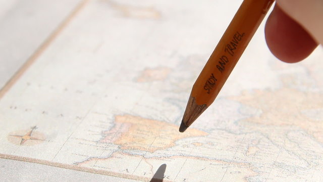 Study and travel text. Thomas Jefferys map 1775.