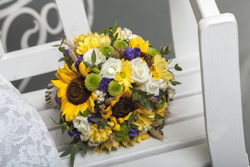 Beautiful wedding bouquet