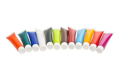 acrylic paint in a tube