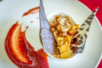 Delicious creme custard dessert