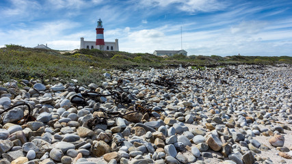 Fototapeta na wymiar Cape Algulhas Lighthouse