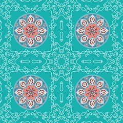 Abstract Seamless Pattern. Vintage Ornament Pattern. Islamic, Ar