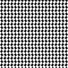 Seamless black and white decorative vector background with drops