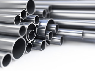 Fototapeta premium metal pipes