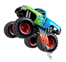 Cartoon Monster Truck © Mechanik