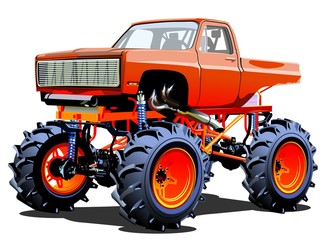 Cartoon Monster Truck © Mechanik