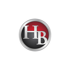 HB initial circle logo red