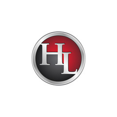 HL initial circle logo red