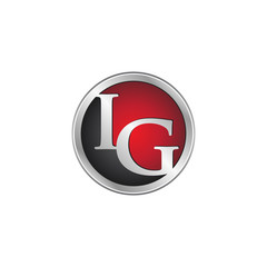 IG initial circle logo red