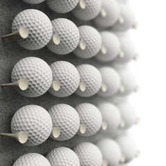 golf ball display rack