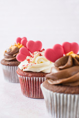 valentine cupcake