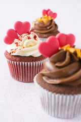 valentine cupcake