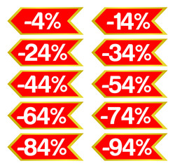 sale label set 4