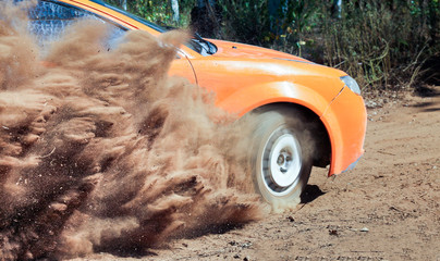 Rally Car in track © toa555