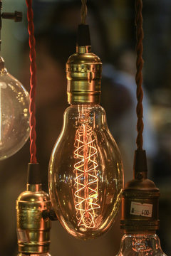 Light bulb decoration (Front focus)