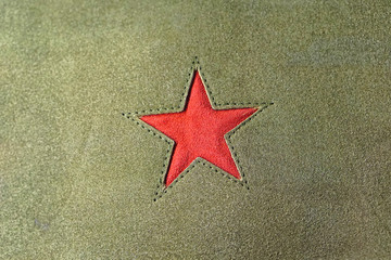 Fototapeta na wymiar Red star