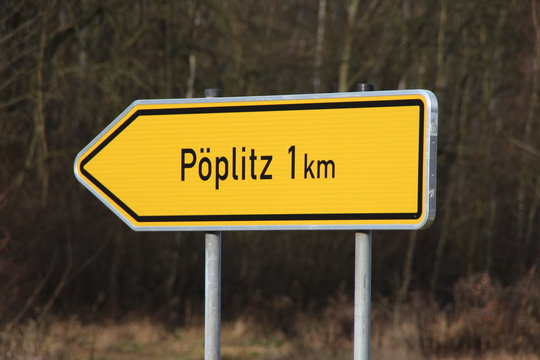 Ein Richtungspfeil